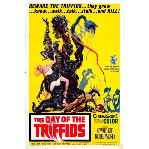 551. One Sheet (27" x 41"); Fine+ Folded ### DAY OF THE TRIFFIDS (1962)
