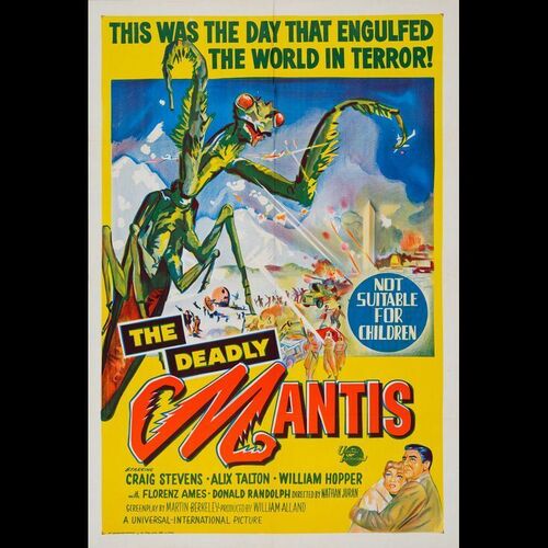 552. Australian One Sheet (27" x 41"); Hand Lithograph; Very Fine+ Folded ### THE DEADLY MANTIS (1957)