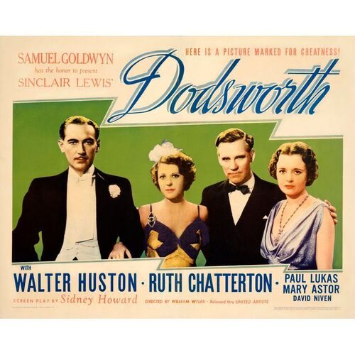561. Half Sheet (22" x 28"); Fine+ on Paper ### DODSWORTH (1936)