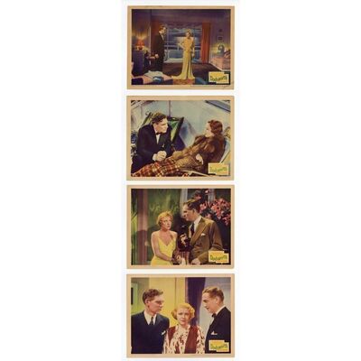 562. Lobby Cards (4) (11" x 14"); Very Fine- ### DODSWORTH (1936)