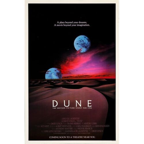 572. One Sheet (27" x 41"); Advance, "Two Moons" Style; Fine+ Rolled ### DUNE (1984)