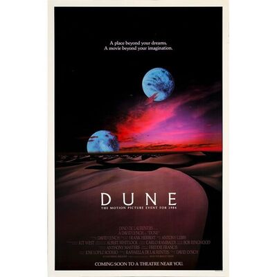 572. One Sheet (27" x 41"); Advance, "Two Moons" Style; Fine+ Rolled ### DUNE (1984)