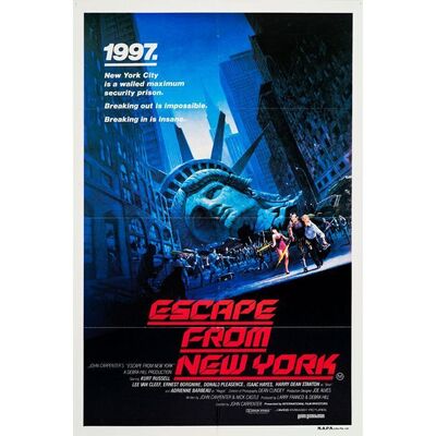 584. Australian One Sheet (27" x 40"); Very Fine- Folded ### ESCAPE FROM NEW YORK (1981)