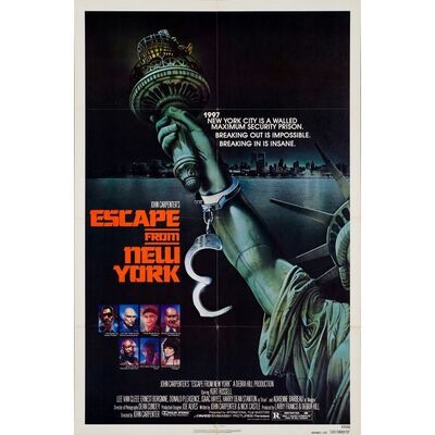 585. One Sheet (27" x 41"); Advance; Very Fine+ Folded ### ESCAPE FROM NEW YORK (1981)