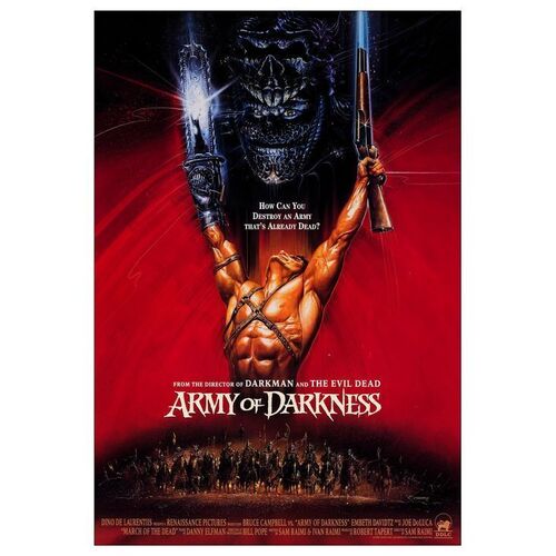 589. One Sheet (27" x 39.5"); International Style; Very Fine+ Rolled ### ARMY OF DARKNESS (1992)