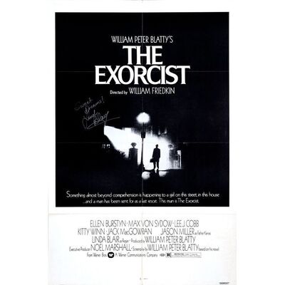 591. Cast-Autographed One Sheet (27" x 41") Signed by Linda Blair (JSA COA); Very Fine+ Folded ### THE EXORCIST (1973)