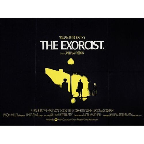 592. British Quad (40" x 30"); Pre-Academy Awards Release Style; Very Fine- Folded ### THE EXORCIST (1973)
