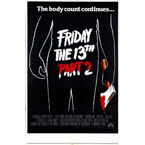 607. Half Subway (29.5" x 45.5"); Very Fine- Folded ### FRIDAY THE 13TH PART 2 (1981)