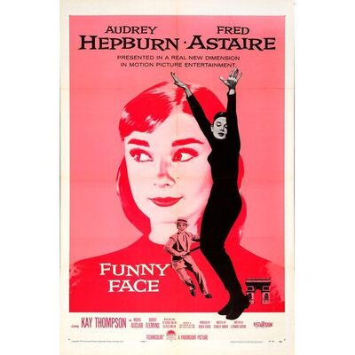 610. One Sheet (27" x 41"); Very Fine+ Folded ### FUNNY FACE (1957)