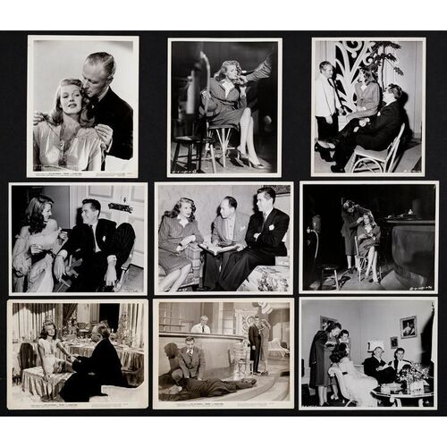 615. Vintage Original 8" x 10" B&W Silver Gelatin Single-Weight Glossy Photographs (9) (8" x 10"); Very Fine- ### GILDA (1946)