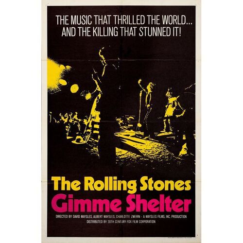 616. One Sheet (27" x 41"); Very Fine- Folded ### GIMME SHELTER (1970)