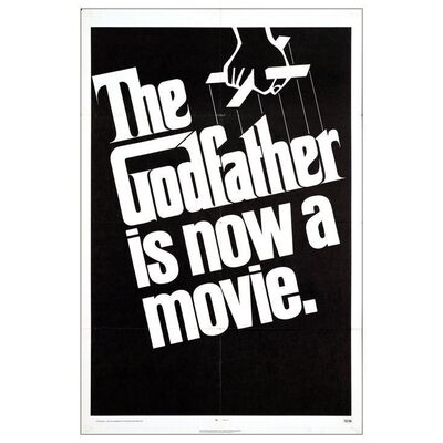 618. One Sheet (27" x 41"); Teaser; Very Fine Folded ### THE GODFATHER (1972)