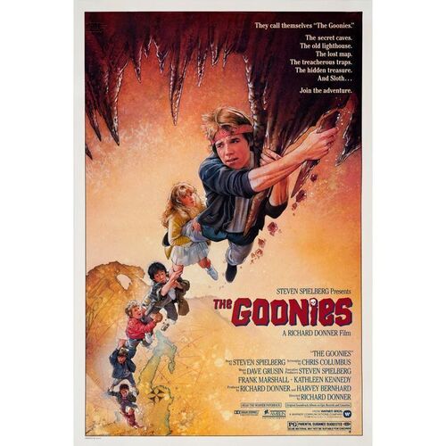 625. One Sheet (27" x 41"); Very Fine- on Linen ### THE GOONIES (1985)