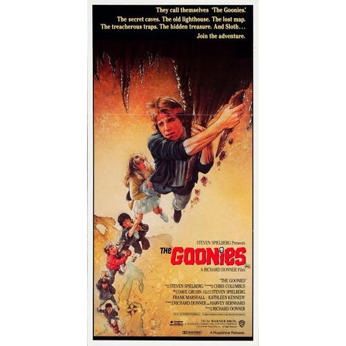 626. Australian Daybill (13" x 27"); Very Fine+ Folded ### THE GOONIES (1985)