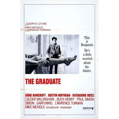 627. One Sheet (27" x 41"); International Style; Very Fine- Folded ### THE GRADUATE (1967)