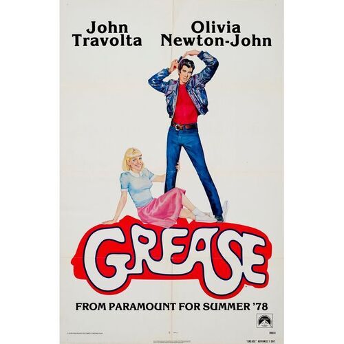 631. One Sheet (27" x 41"); Advance; Very Fine+ Folded ### GREASE (1978)