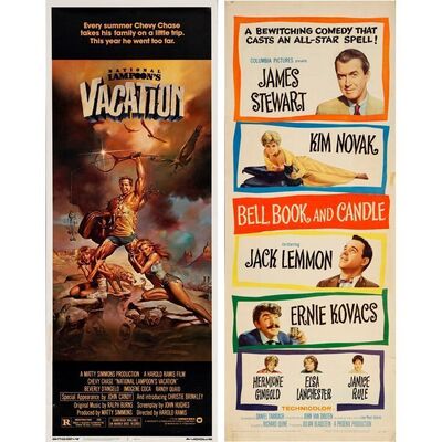 636. Inserts (14) (14" x 36"); Fine+ Folded and Rolled ### GROUP OF 14 INSERT POSTERS (1958 - 1983)