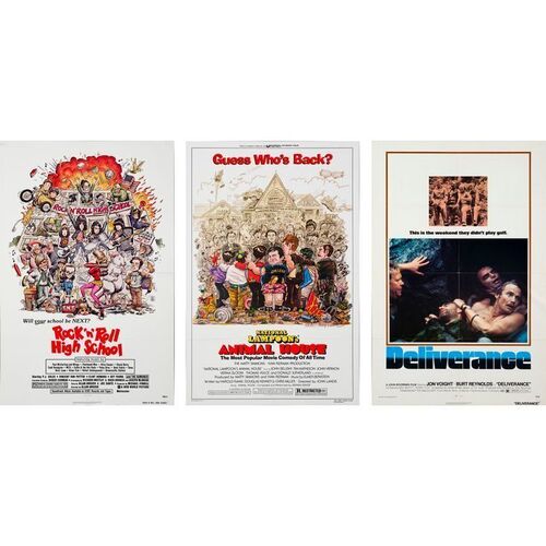 638. One Sheets (37) (27" x 41"); Very Fine- Folded ### GROUP OF 37 ONE SHEET POSTERS (1960s - 1980s)
