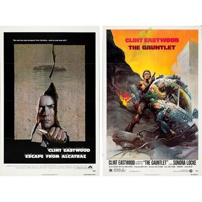 640. One Sheets (6) (27" x 41"); Very Fine Folded ### GROUP OF 6 ONE SHEET POSTERS - CLINT EASTWOOD (1974 - 1980)
