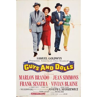 643. One Sheet (28" x 42"); Fine+ Folded ### GUYS AND DOLLS (1955)