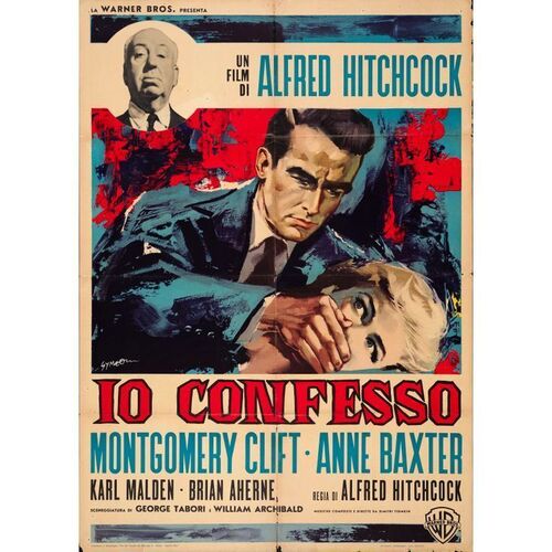 665. Italian Two Folgi (39" x 55"); Fine- Folded ### I CONFESS (R-1962)
