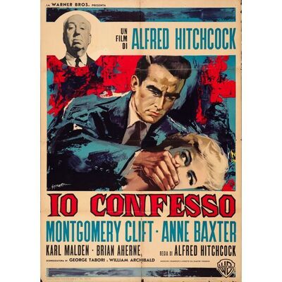 665. Italian Two Folgi (39" x 55"); Fine- Folded ### I CONFESS (R-1962)