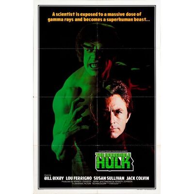 668. One Sheet (27" x 41"); Very Fine- Folded ### THE INCREDIBLE HULK (1977)