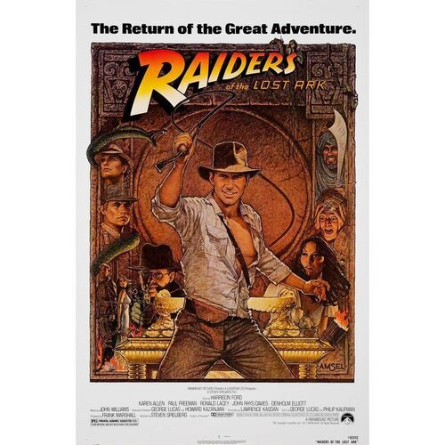 670. One Sheet (27" x 41") From the Howard Kazanjian Collection; Near Mint Rolled ### INDIANA JONES AND THE RAIDERS OF THE LOST ARK (R-1982)