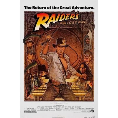 670. One Sheet (27" x 41") From the Howard Kazanjian Collection; Near Mint Rolled ### INDIANA JONES AND THE RAIDERS OF THE LOST ARK (R-1982)