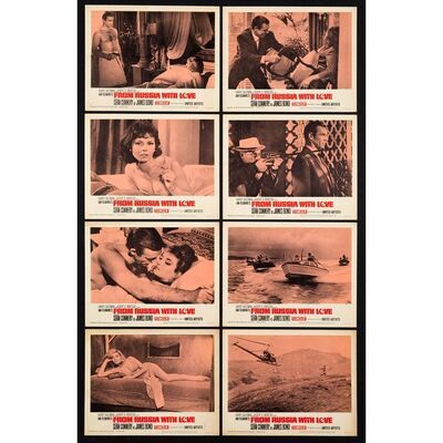 678. Lobby Card Set (8) (11" x 14"); Very Fine- ### JAMES BOND: FROM RUSSIA WITH LOVE (1963)