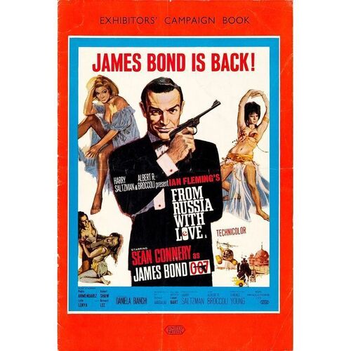 682. Pressbook (14 pages) (9.75" x 14.5"); Uncut; Fine+ Folded ### JAMES BOND: FROM RUSSIA WITH LOVE (1963)