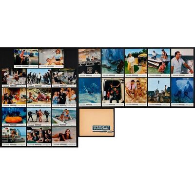 683. French Lobby Cards (24) (8.25" x 10.5"); Near Mint ### JAMES BOND: THUNDERBALL (1965)