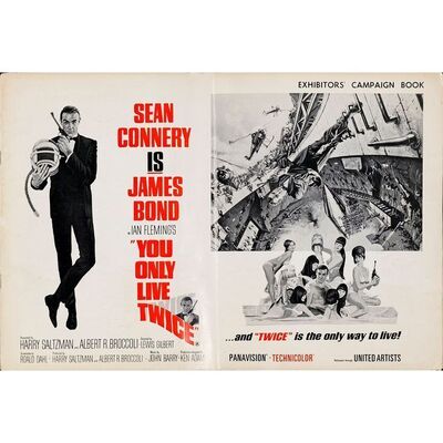 685. British Pressbook (12" x 18"); Country-of-Origin; Fine+ ### JAMES BOND: YOU ONLY LIVE TWICE (1967)