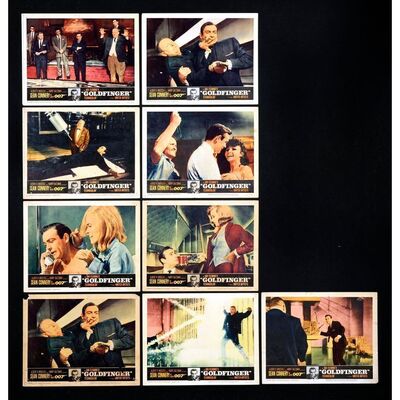 702. Lobby Cards (21) (11" x 14"); Fine+ ### JAMES BOND LOBBY CARDS LOT (1962 - 1971)