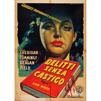 716. First Post-War Release Italian Two Fogli (39.5" x 55"); Very Fine- Folded ### KING'S ROW (1948)