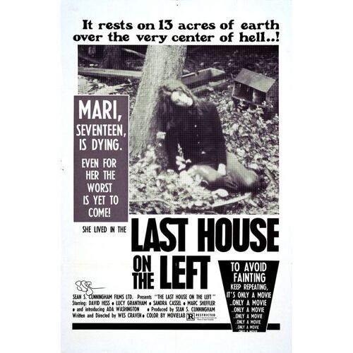 722. Director-Autographed One Sheet (27" x 41") Signed by director Sean S. Cunningham (JSA COA); Very Fine- Folded ### THE LAST HOUSE ON THE LEFT (1972)