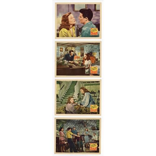 725. Lobby Cards (4) (11" x 14"); ### LEAVE HER TO HEAVEN (1945)