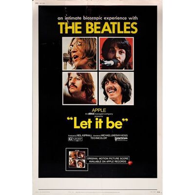 726. 40" x 60"; Very Good+ Rolled ### LET IT BE (1970)
