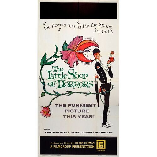 729. Three Sheet (41" x 78"); Very Fine+ Folded ### THE LITTLE SHOP OF HORRORS (1960)