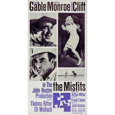 752. Three Sheet (41" x 78.5"); Very Fine+ Folded ### THE MISFITS (1961)