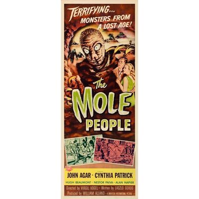 753. Insert (14" x 36"); Very Fine Folded ### THE MOLE PEOPLE (1956)