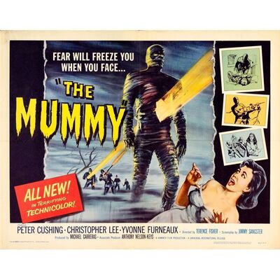 758. Half Sheet (22" x 28"); Fine+ Folded ### THE MUMMY (1959)