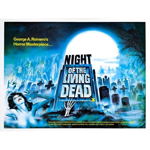 767. British Quad (40" x 30"); Very Fine+ Rolled ### NIGHT OF THE LIVING DEAD (R-1978)