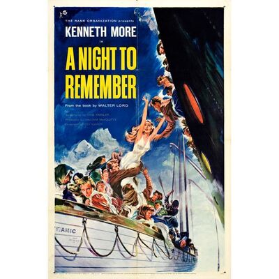 768. One Sheet (27" x 41"); Very Fine Folded ### A NIGHT TO REMEMBER (1958)