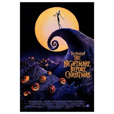 772. One Sheet (27" x 40"); Double-Sided; Very Fine- Rolled ### THE NIGHTMARE BEFORE CHRISTMAS (1993)