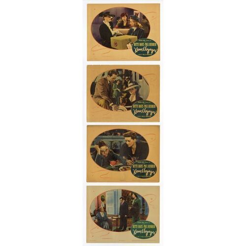 774. Lobby Cards (4) (11" x 14"); Glossy Style; Very Good+ ### NOW, VOYAGER (1942)