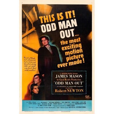 775. One Sheet (27" x 41"); Very Fine- on Linen ### ODD MAN OUT (1947)