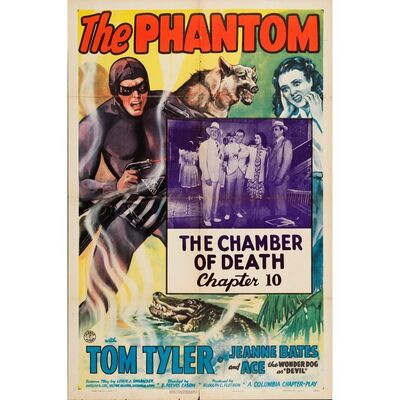 790. One Sheet (27" x 41"); Chapter 10 (The Chamber of Death); Fine+ Folded ### THE PHANTOM (1943)