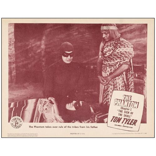 791. Lobby Card (11" x 14"); Chapter 1 (The Sign of the Skull); Very Fine+ ### THE PHANTOM (1943)