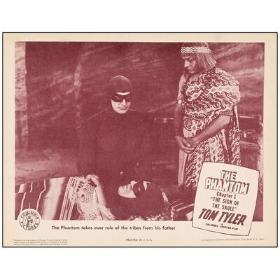 791. Lobby Card (11" x 14"); Chapter 1 (The Sign of the Skull); Very Fine+ ### THE PHANTOM (1943)